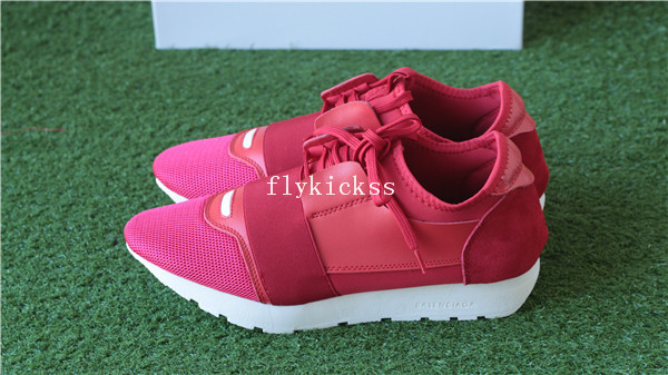 Balenciaga Race Runner Trainers Red